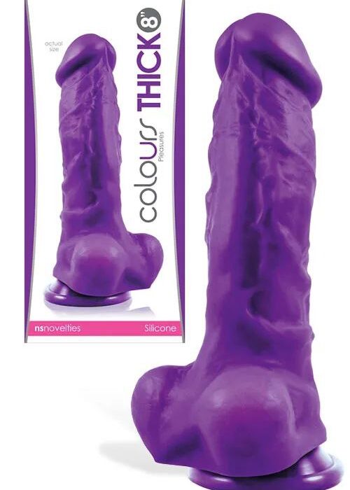 thick purple silicone dildo for sale