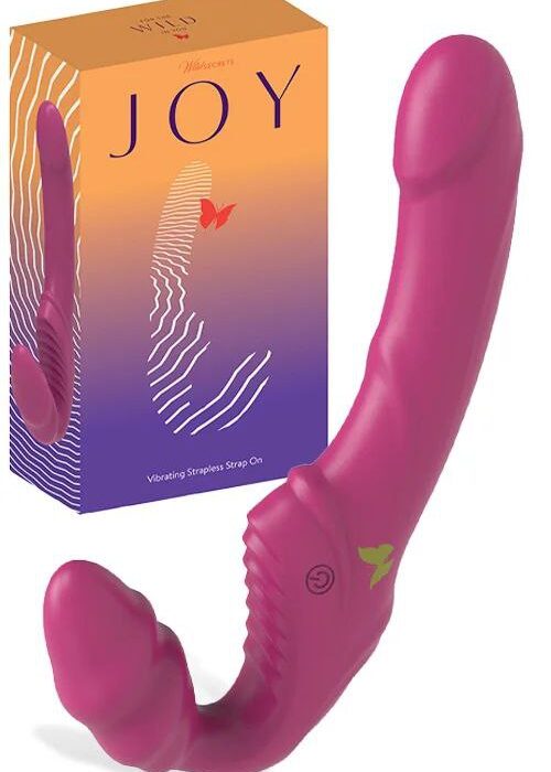 joy vibrating strapless strapon dildo for sale