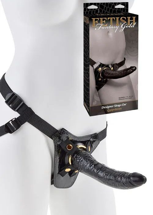 fetish fantasy gold strap on for sale