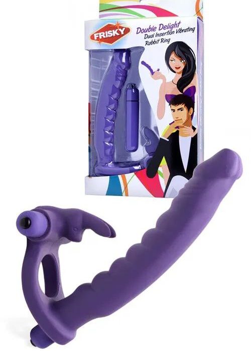double delight rabbit ring dildo for sale