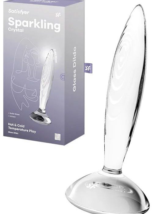 satisfyer sparkling crystal dildo for sale